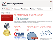Tablet Screenshot of advacsys.net